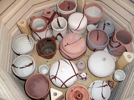 Pottery in Kiln